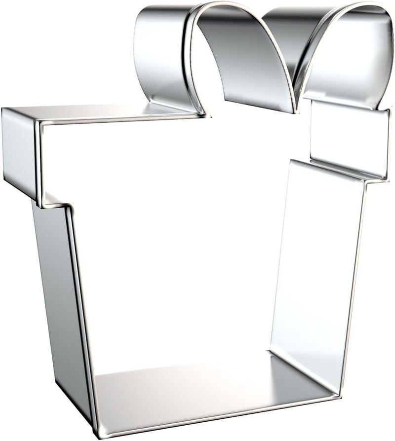 QAAQS Gift Present Box Cookie Cutter Set Large - 5", 4", 3", 2" - 4 Piece - Stainless Steel - Image 4